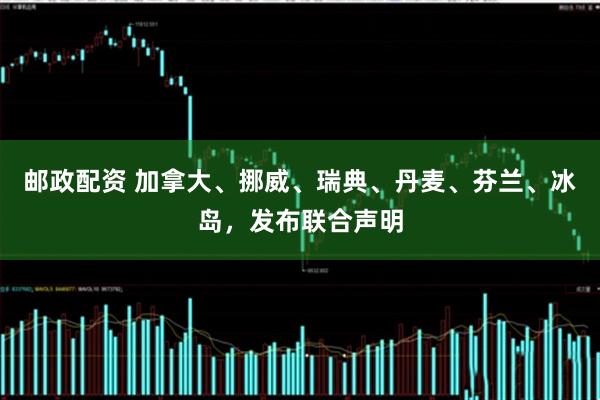 邮政配资 加拿大、挪威、瑞典、丹麦、芬兰、冰岛，发布联合声明
