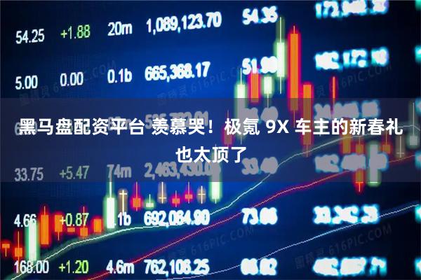 黑马盘配资平台 羡慕哭！极氪 9X 车主的新春礼也太顶了