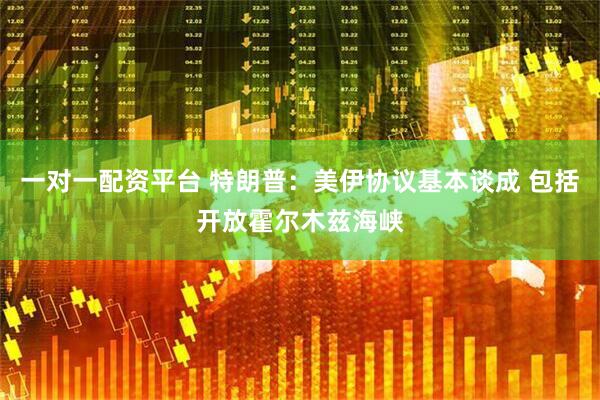 一对一配资平台 特朗普:美伊协议基本谈成 包括开放霍尔木兹海峡